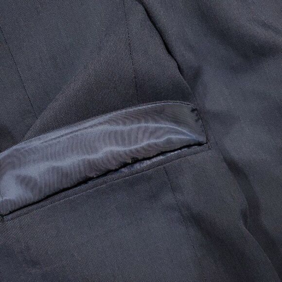 Calvin Klein Men's Suit Jacket Blazer Gray Polyester Rayon Sport Coat Size 42R - Picture 7 of 14